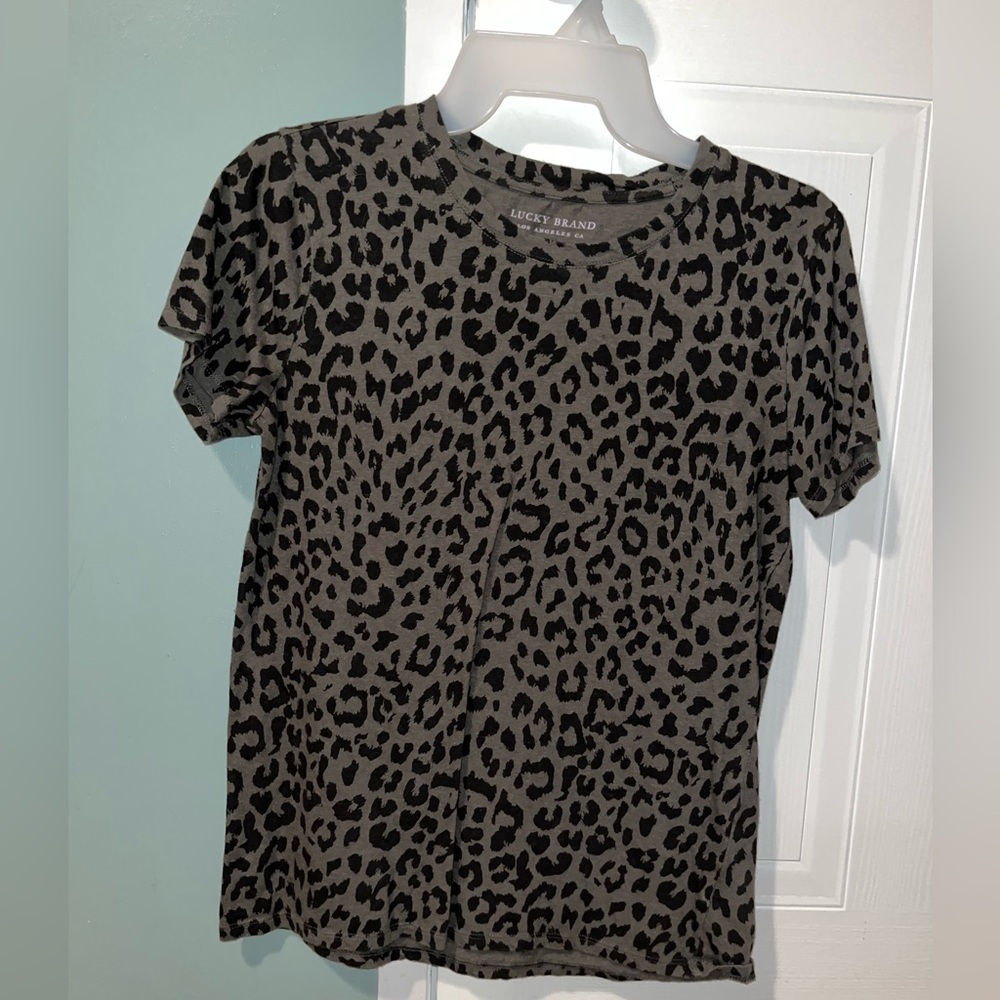 Cheetah print shirt